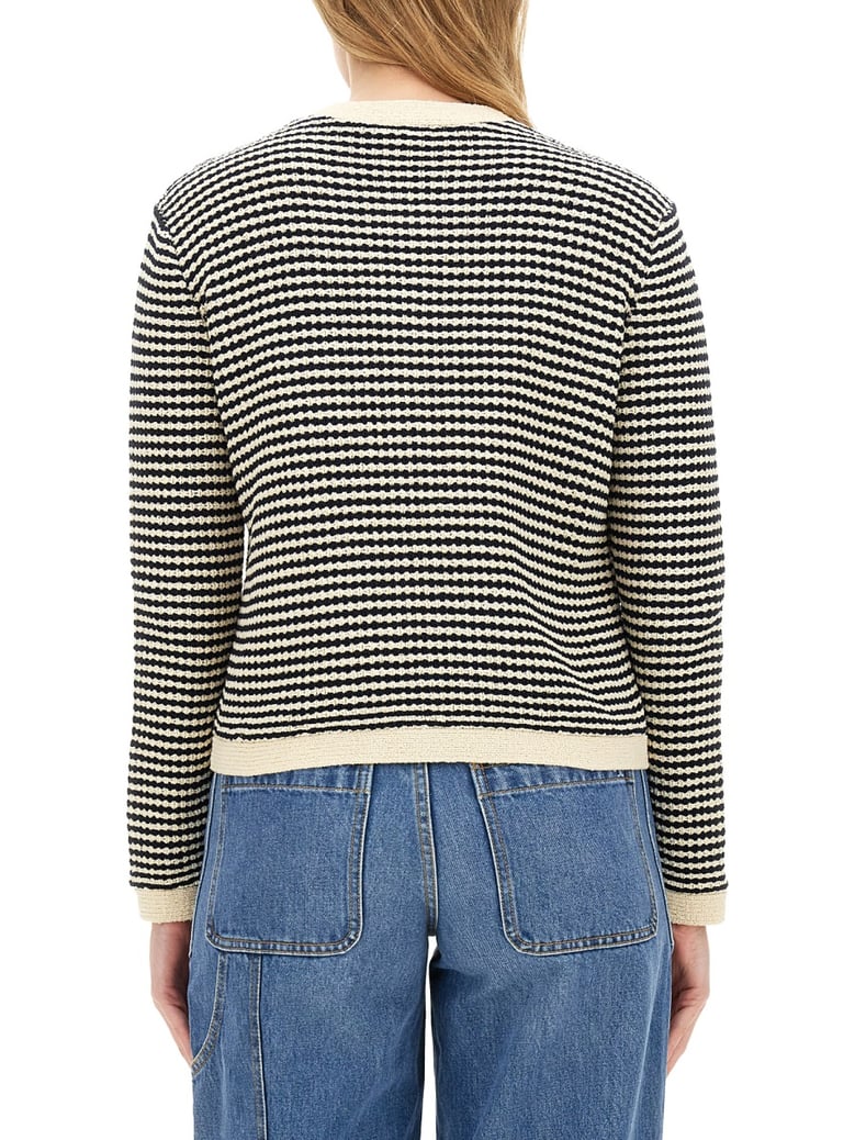 kendra cardigan in blue by Selfnex