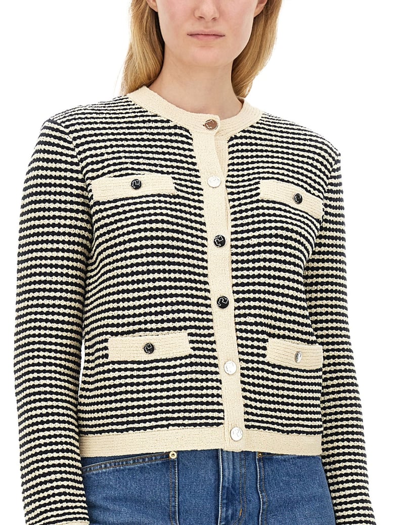 kendra cardigan in blue by Selfnex