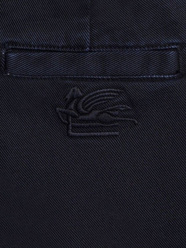 trousers cotton-blend blue by Selfnex