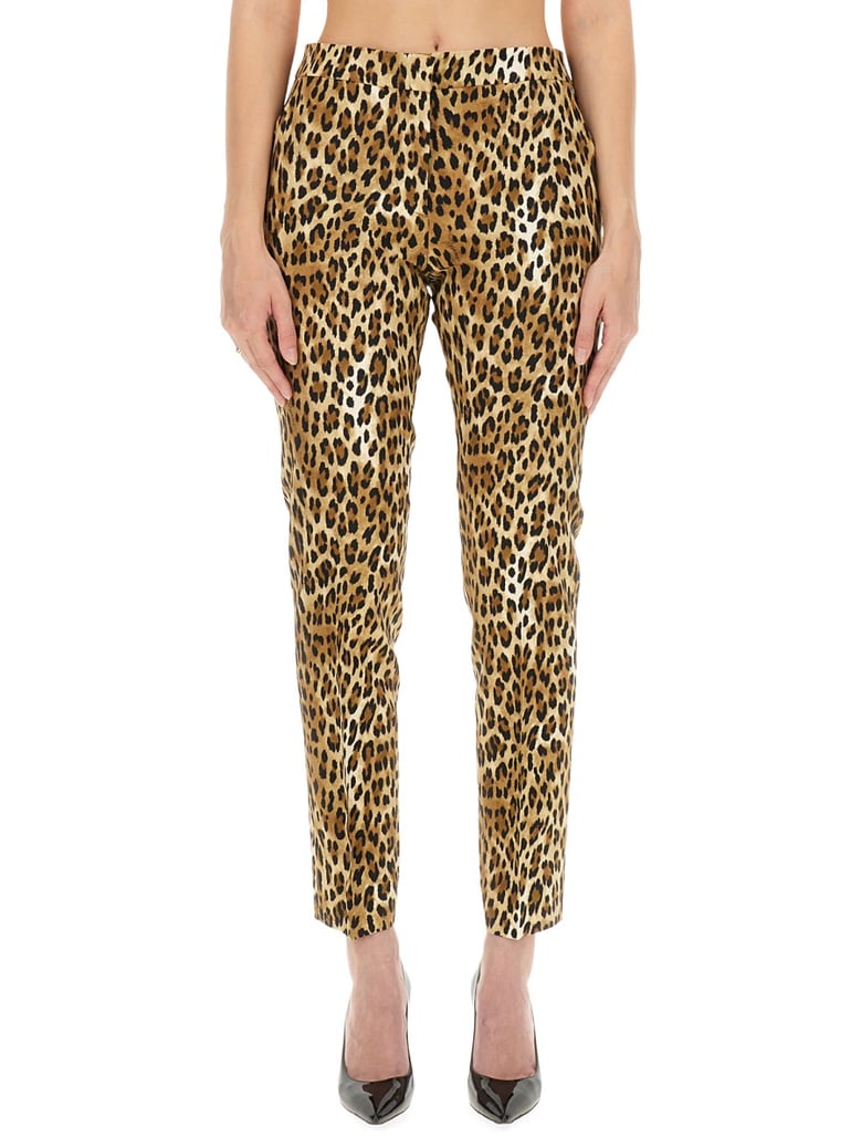 pants with animal pattern by Selfnex