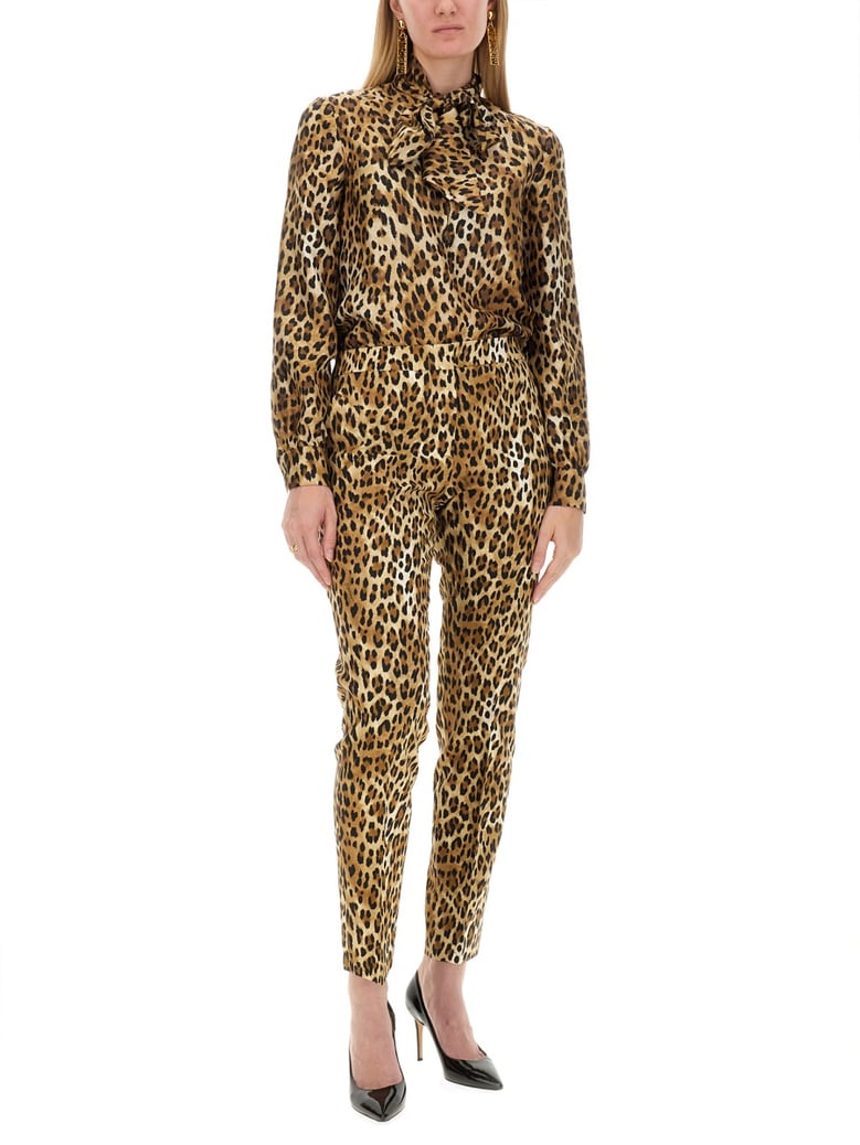 pants with animal pattern by Selfnex