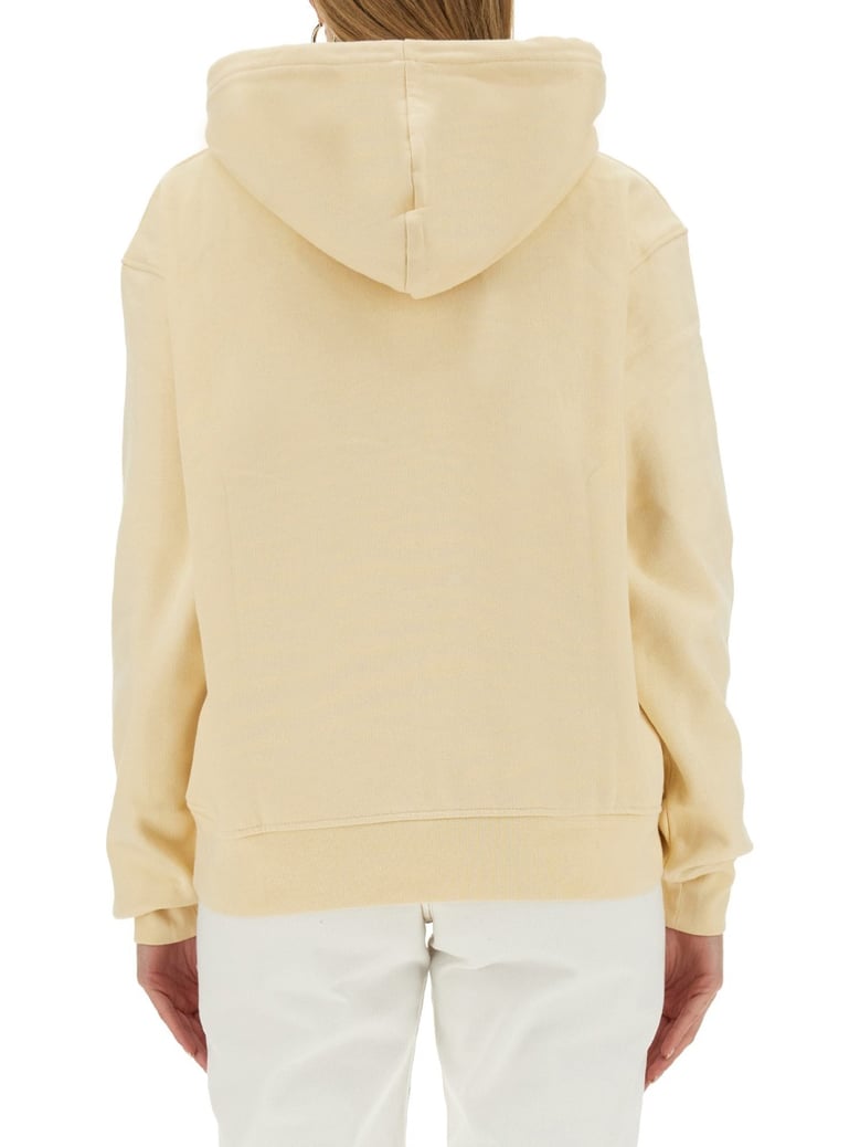 yellow sweatshirt with logo by Selfnex