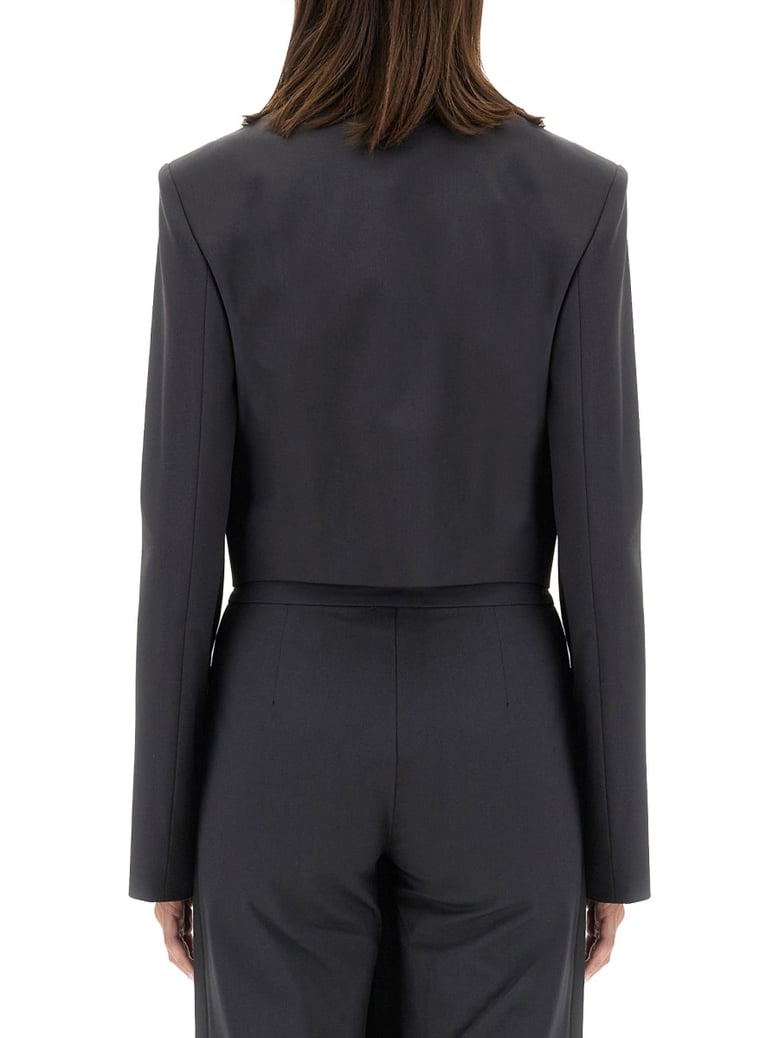 cropped black jacket by Selfnex