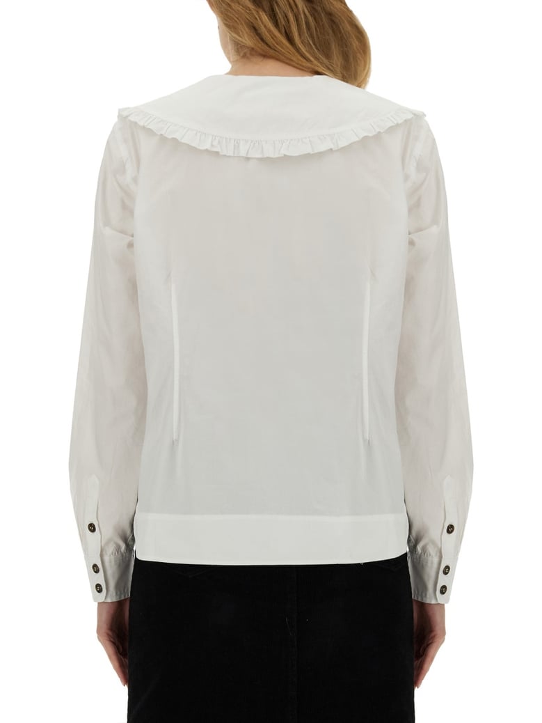 peter pan collar shirt by Selfnex