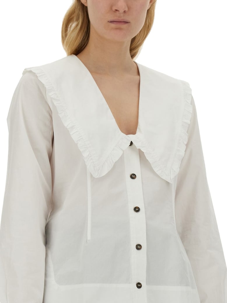 peter pan collar shirt by Selfnex