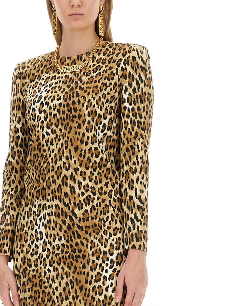 dress with animal pattern by Selfnex