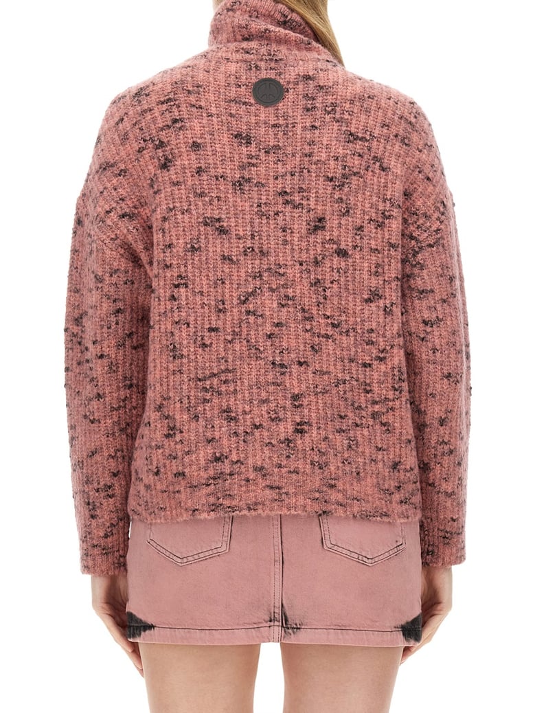 pink turtleneck shirt by Selfnex