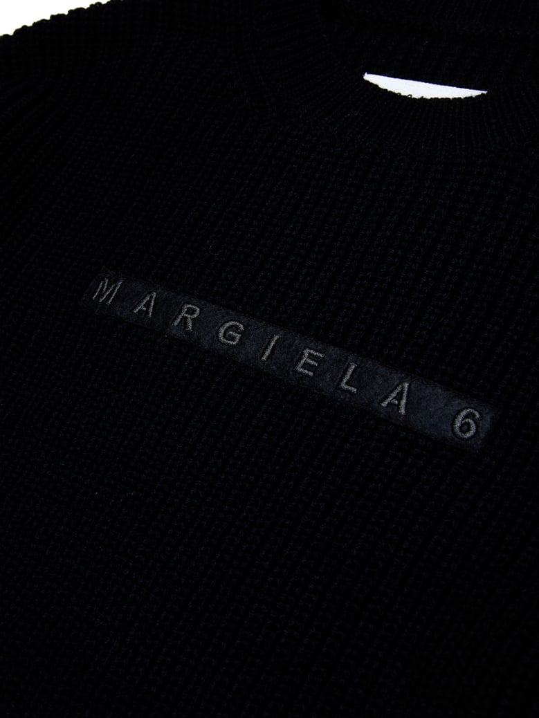 t-shirt wool-blend black by Selfnex