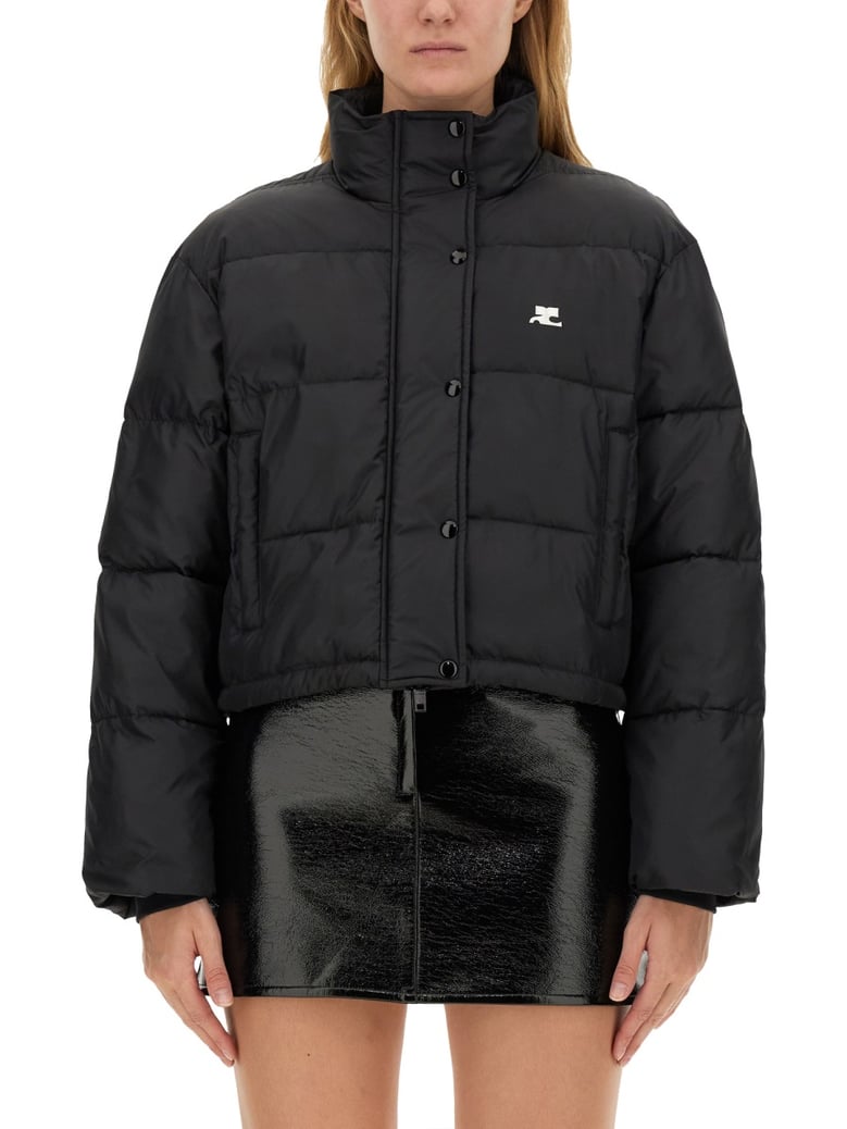 down jacket with logo by Selfnex