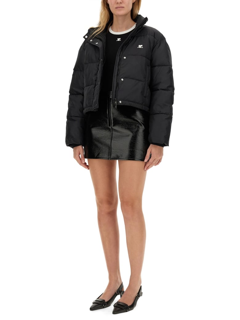 down jacket with logo by Selfnex