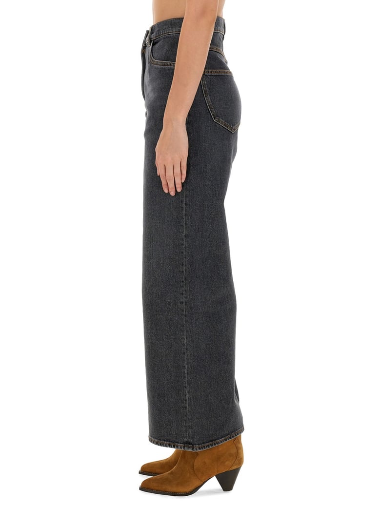 baggy jacquard jeans by Selfnex