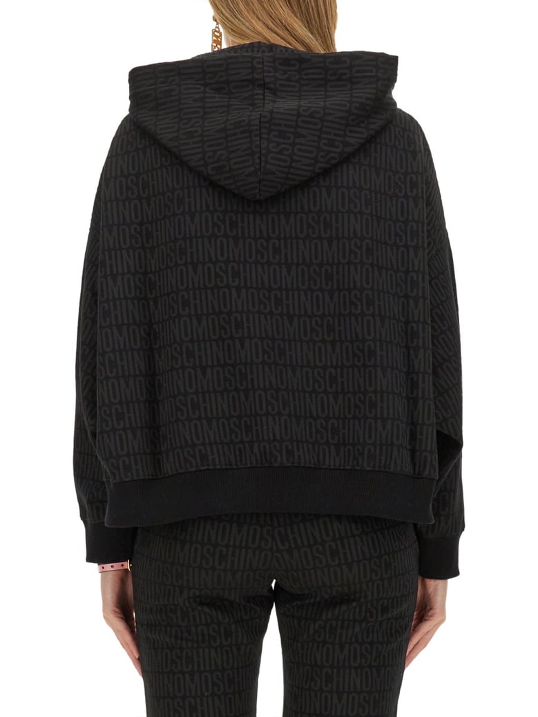 sweatshirt with all over logo by Selfnex