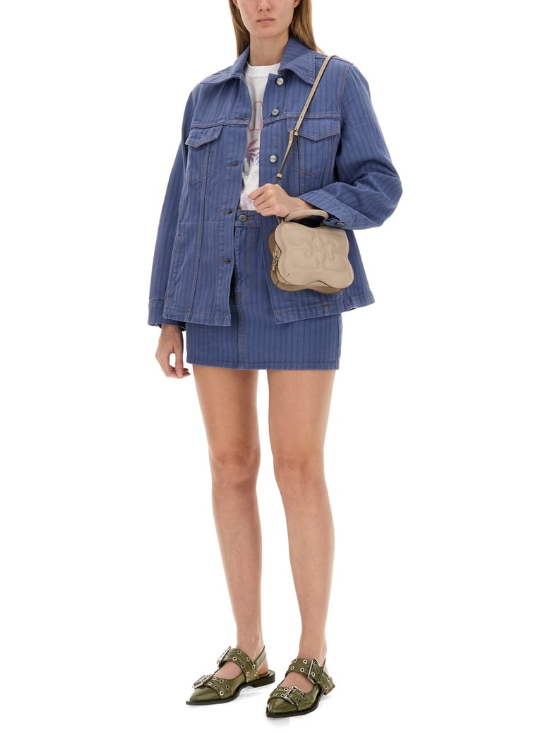denim jacket in organic cotton by Selfnex