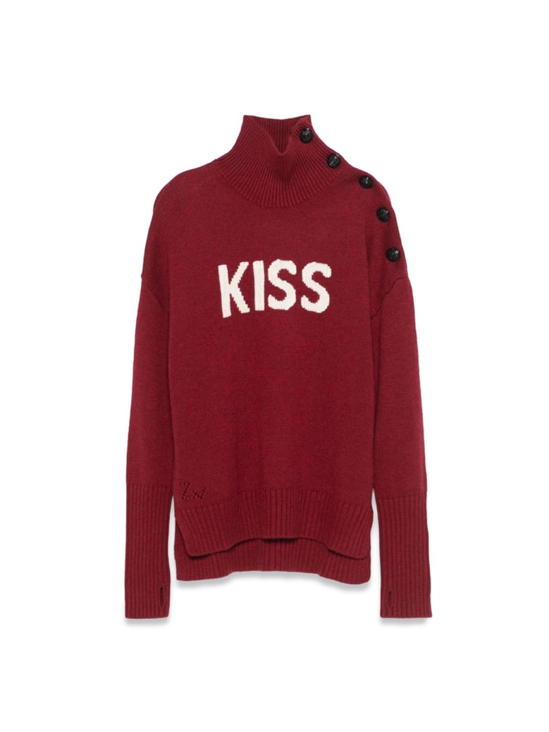wool jumper red by Selfnex