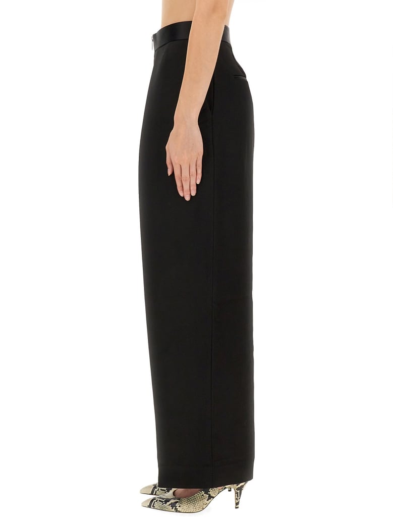 black regular fit pants by Selfnex