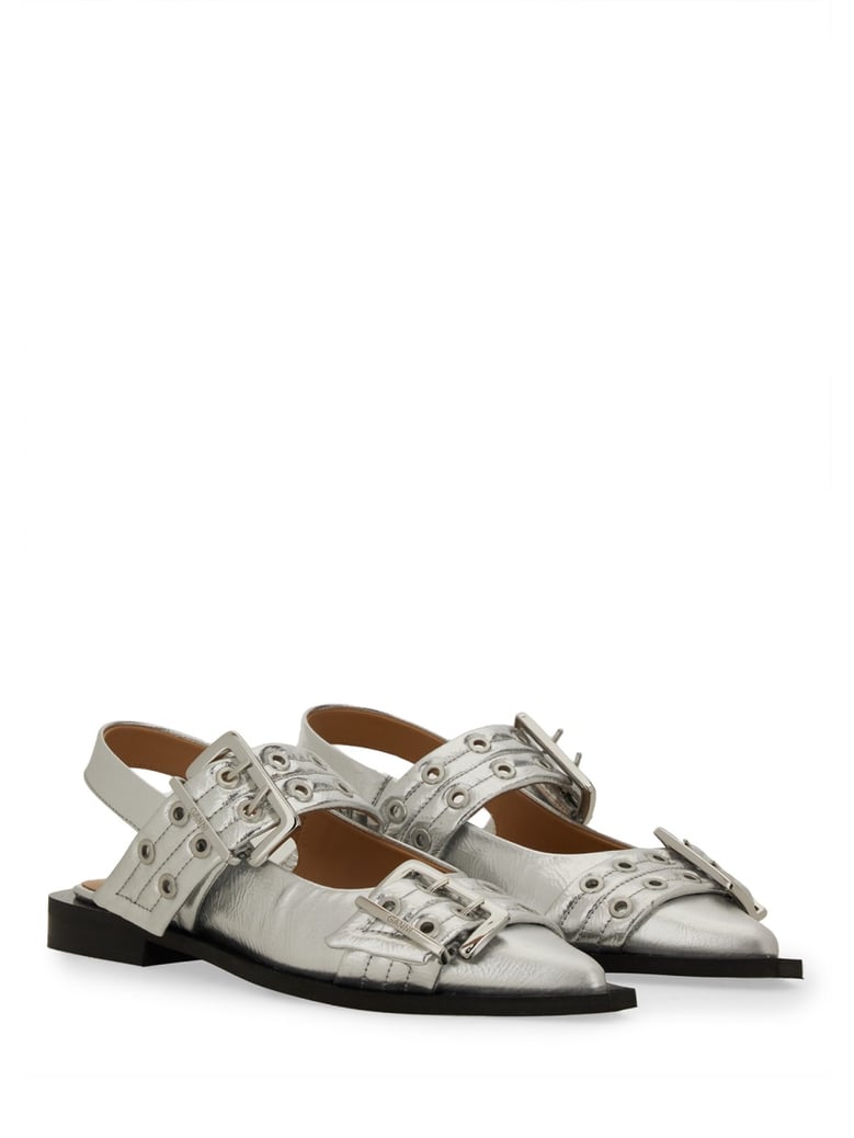 ballet flats with buckle detail by Selfnex
