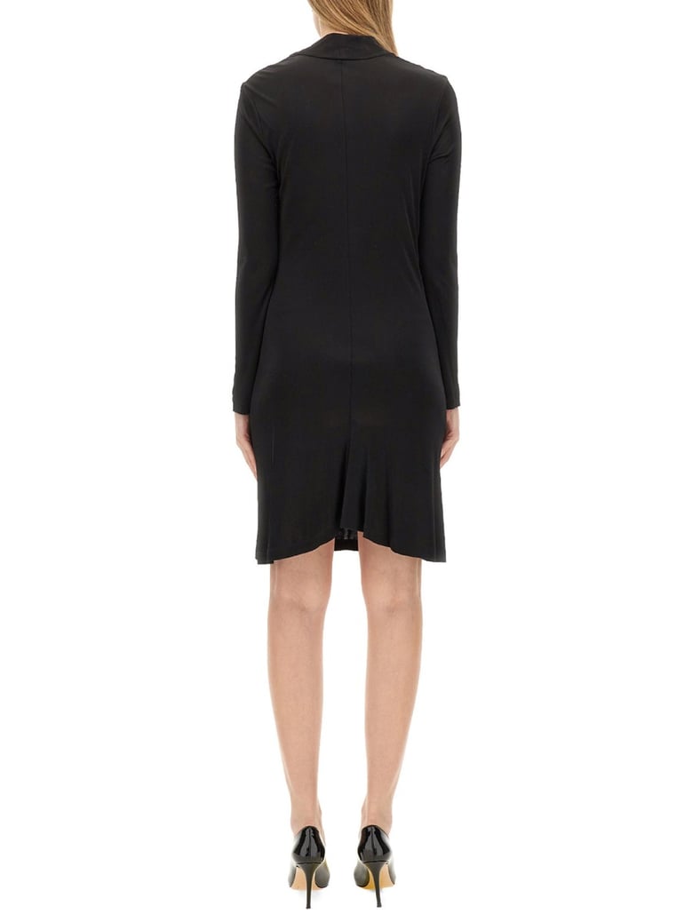 black jersey dress by Selfnex