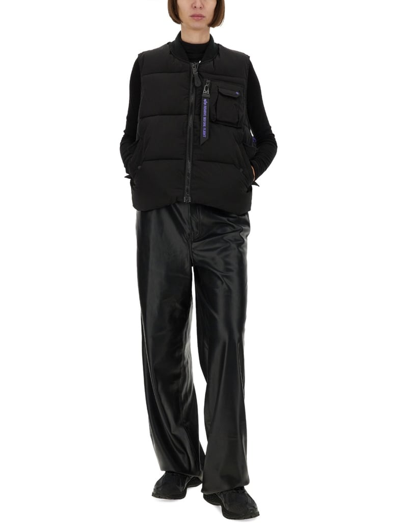 sleeveless ma-1 jacket by Selfnex