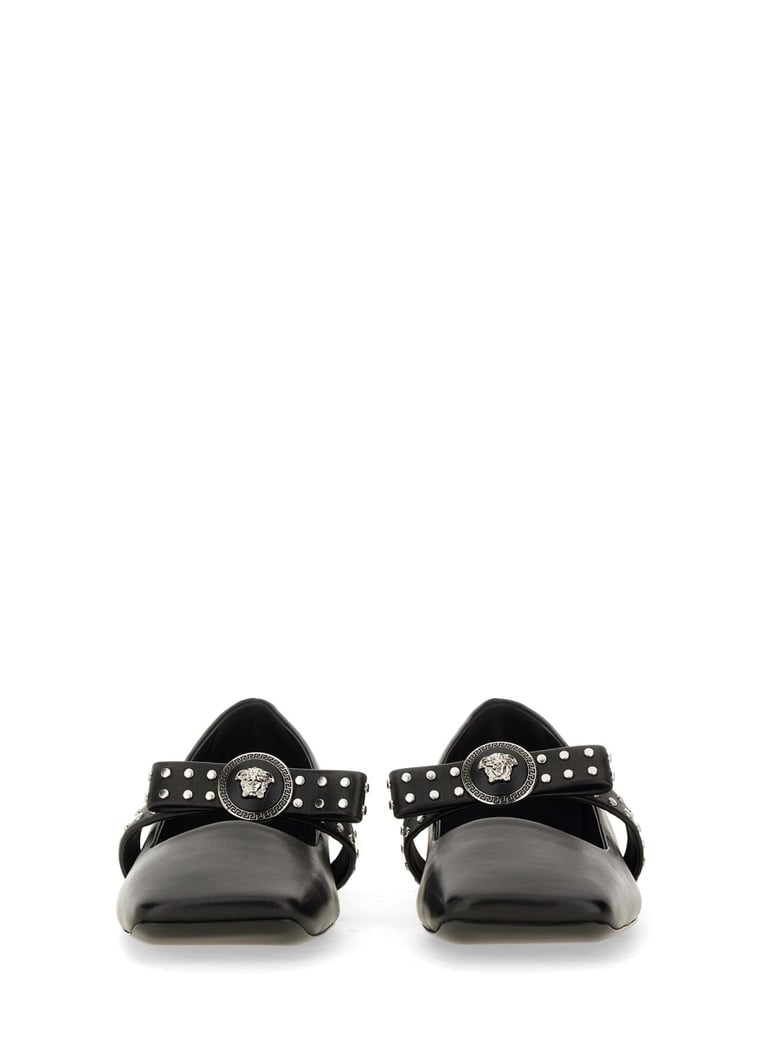 ballerina 'gianni' ribbon with studs by Selfnex