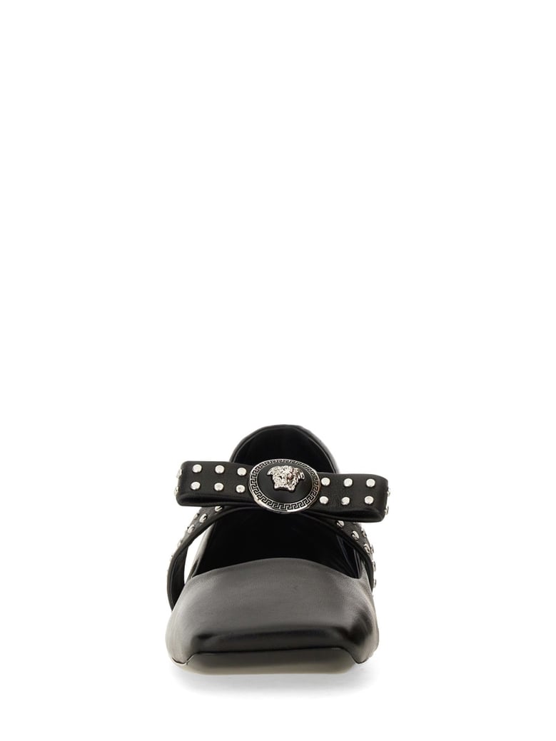ballerina 'gianni' ribbon with studs by Selfnex