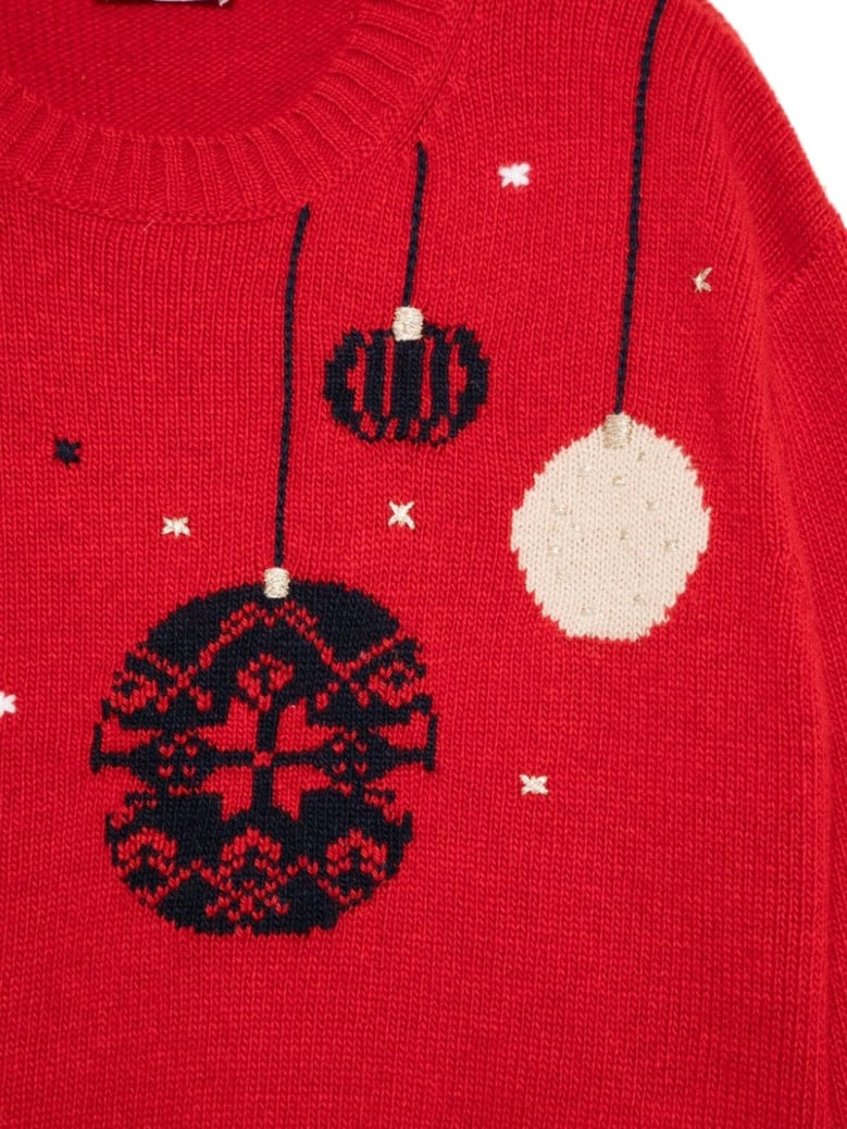 tricot knit sweatshirt red by Selfnex