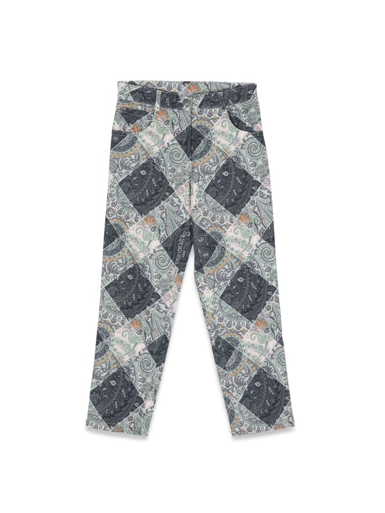 trousers cotton-blend blue by Selfnex