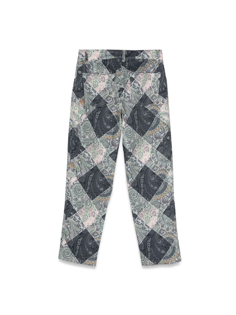 trousers cotton-blend blue by Selfnex