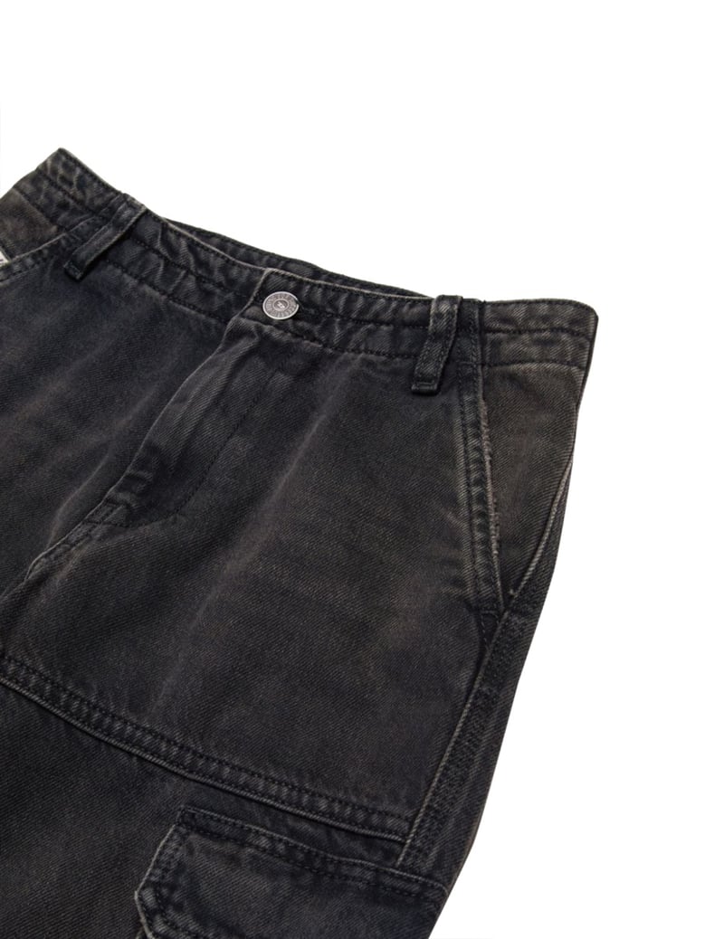 cargo trousers d-sire cargo-j black by Selfnex