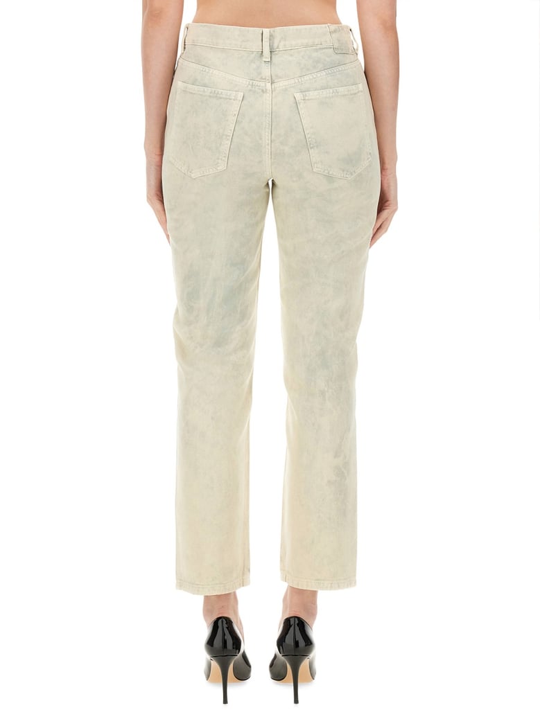 cropped jeans in denim by Selfnex