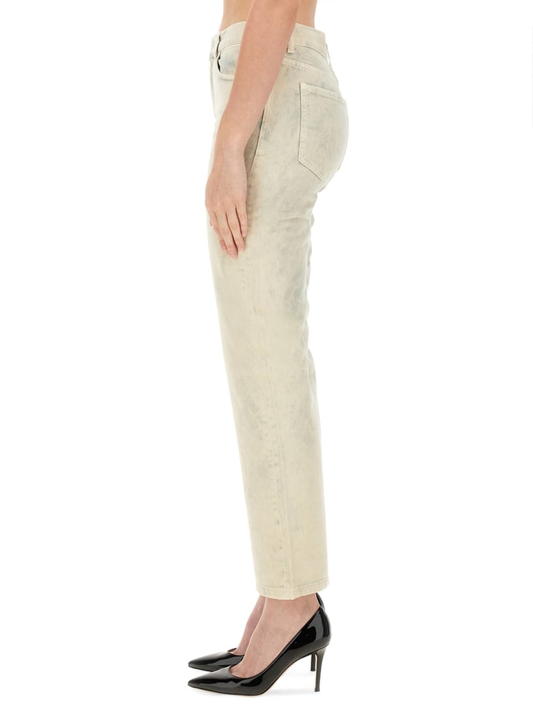 cropped jeans in denim by Selfnex
