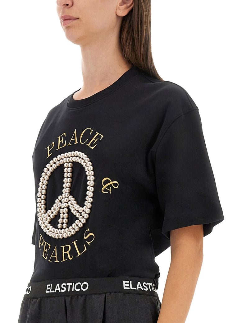 logo cropped t-shirt by Selfnex