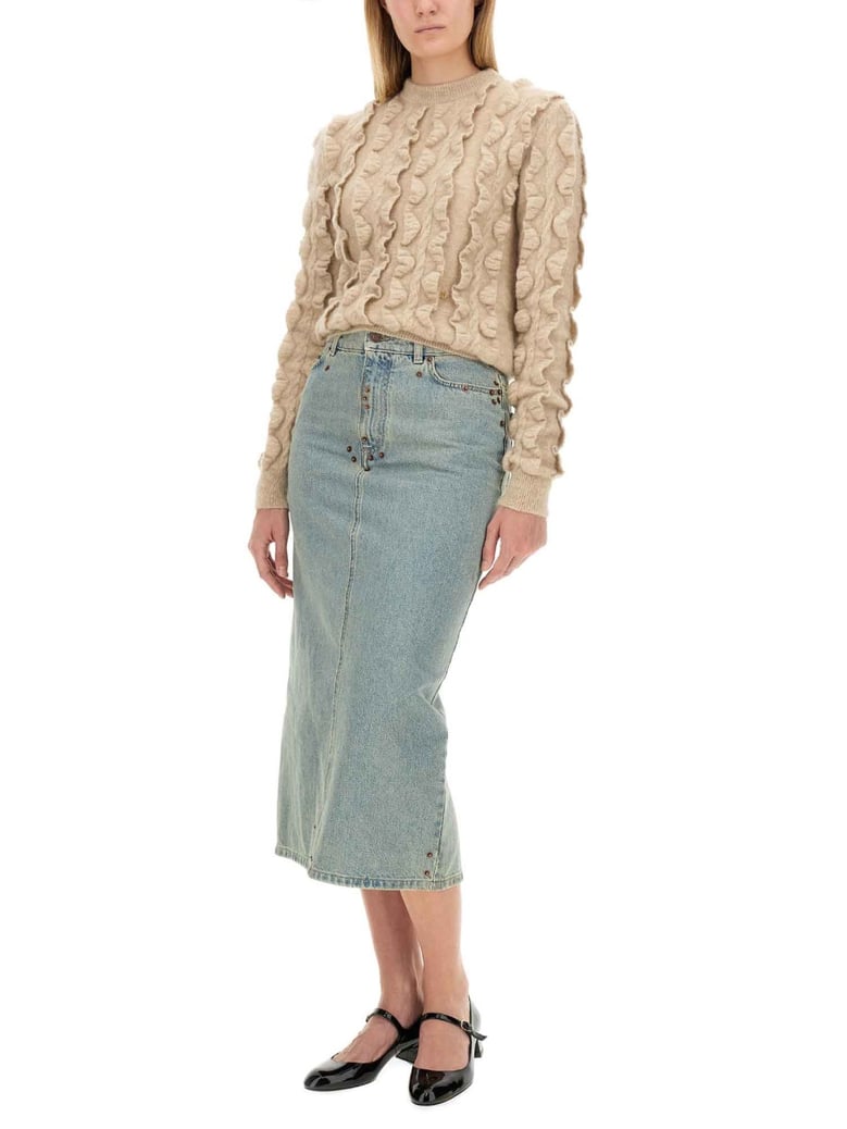 wool blend sweater by Selfnex