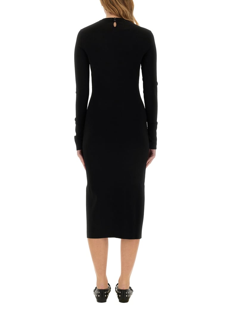 midi dress with slit by Selfnex