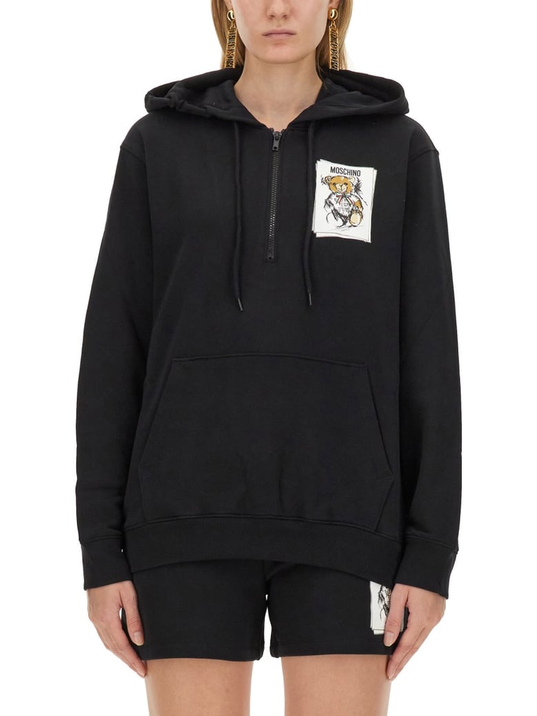 sweatshirt with logo print by Selfnex
