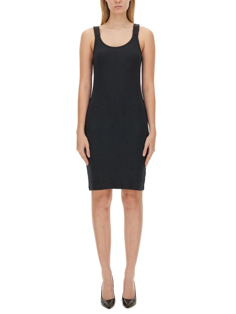 black tank dress by Selfnex
