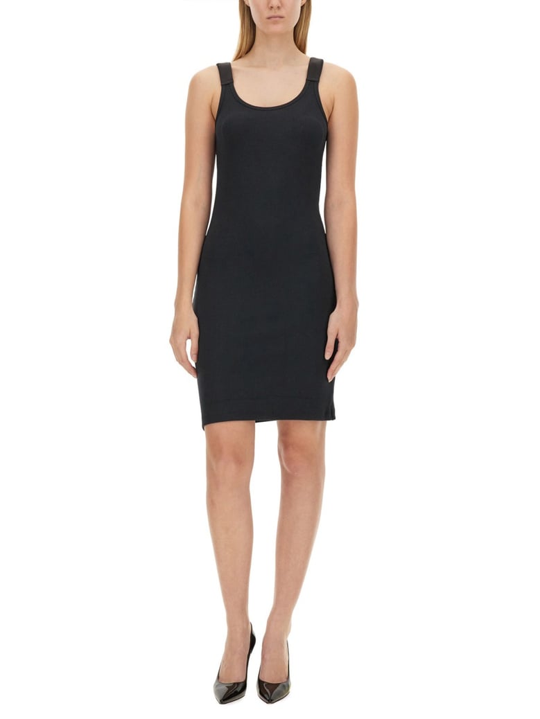 black tank dress by Selfnex