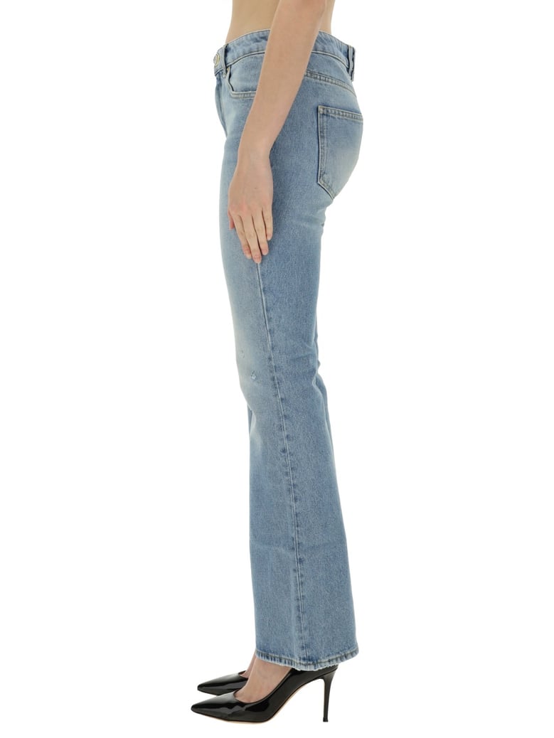 flare fit jeans by Selfnex