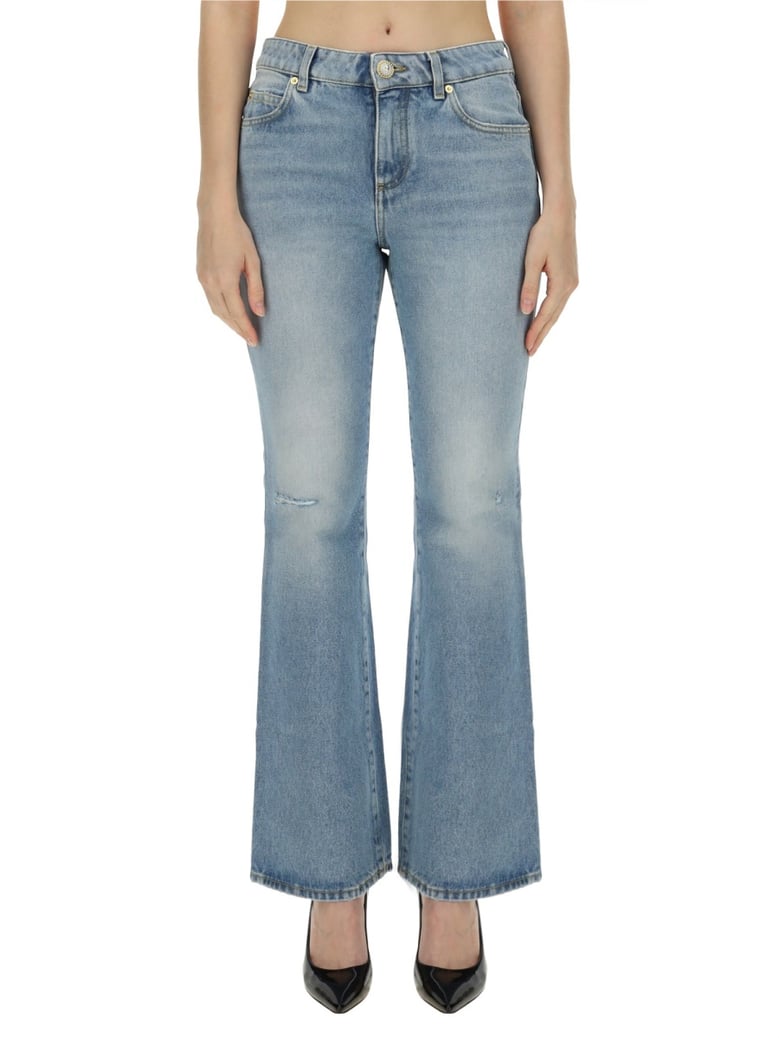 flare fit jeans by Selfnex