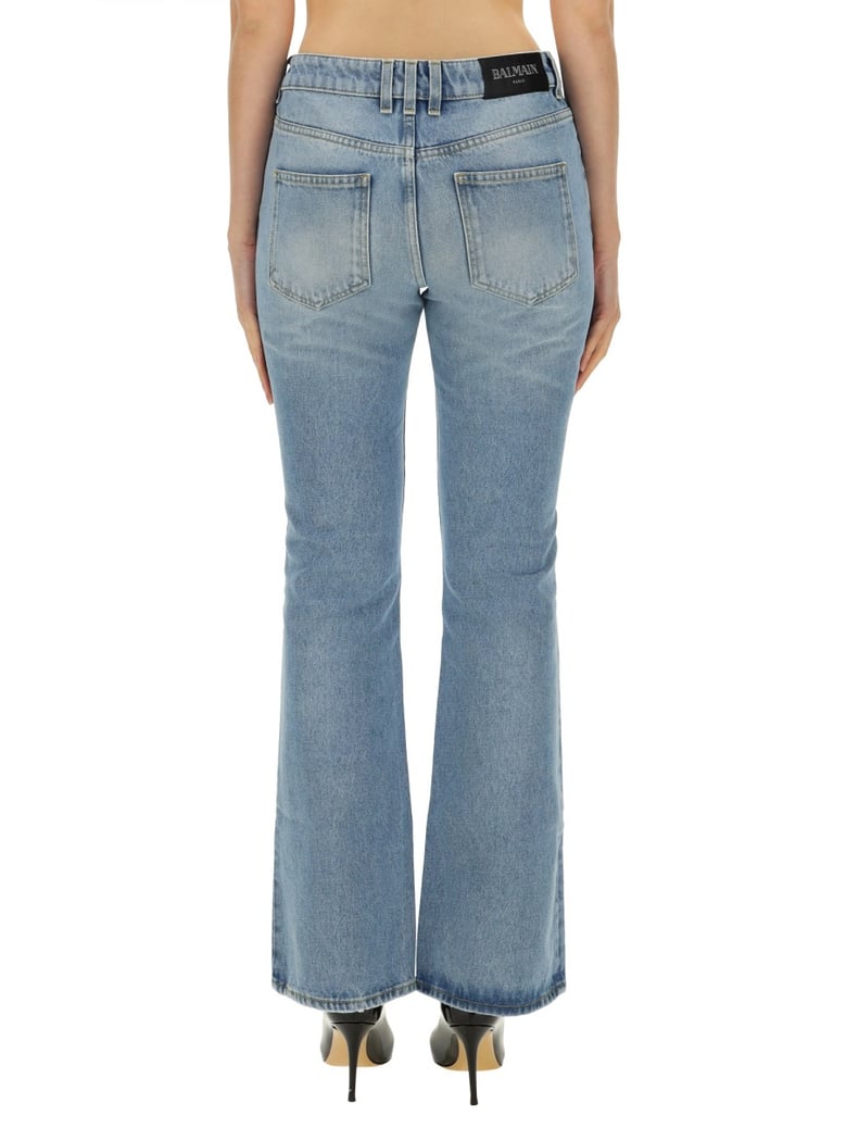 flare fit jeans by Selfnex