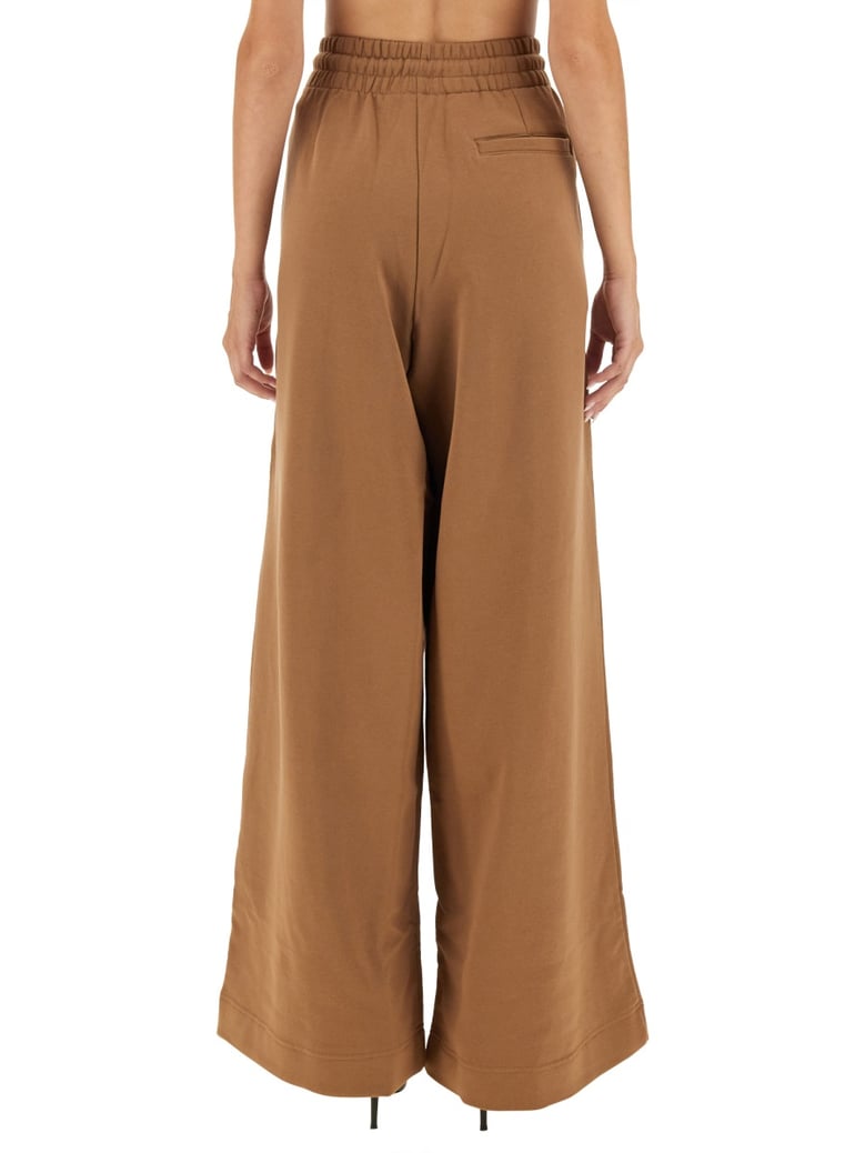 brown cotton jogging pants by Selfnex