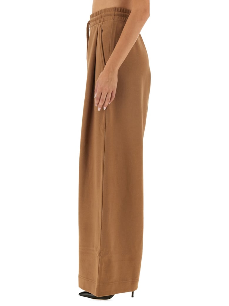 brown cotton jogging pants by Selfnex