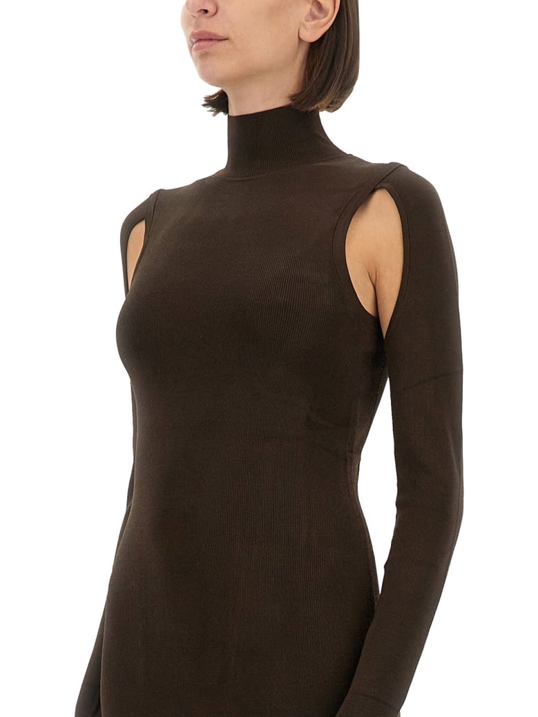 air turtleneck dress by Selfnex