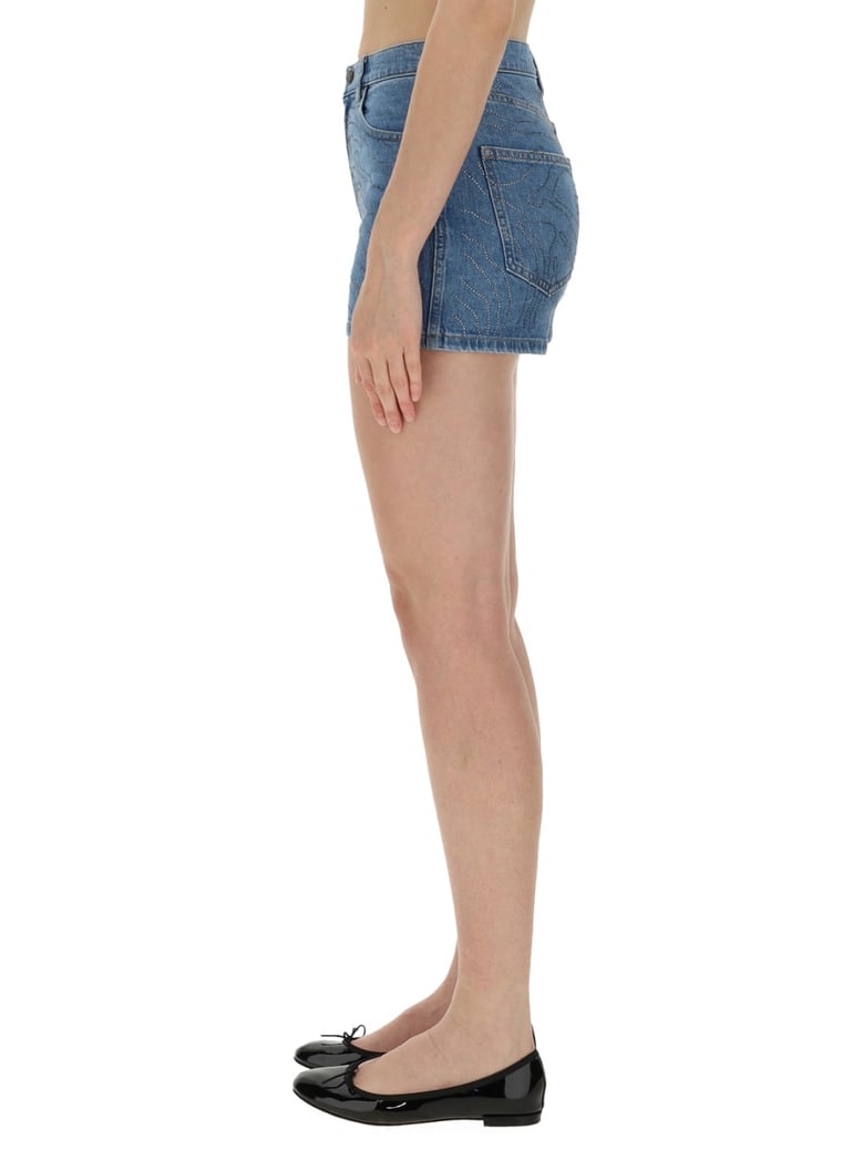 cotton denim shorts by Selfnex