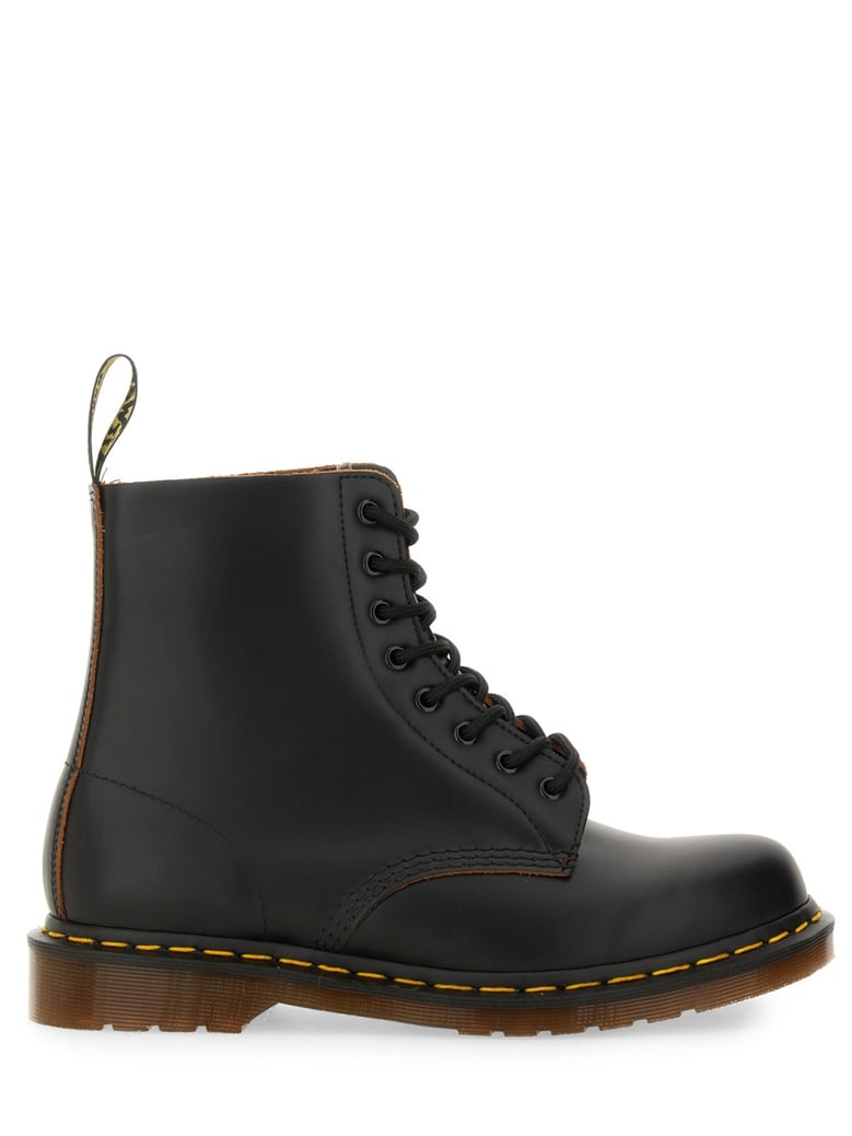 1460 vintage black leather boots by Selfnex