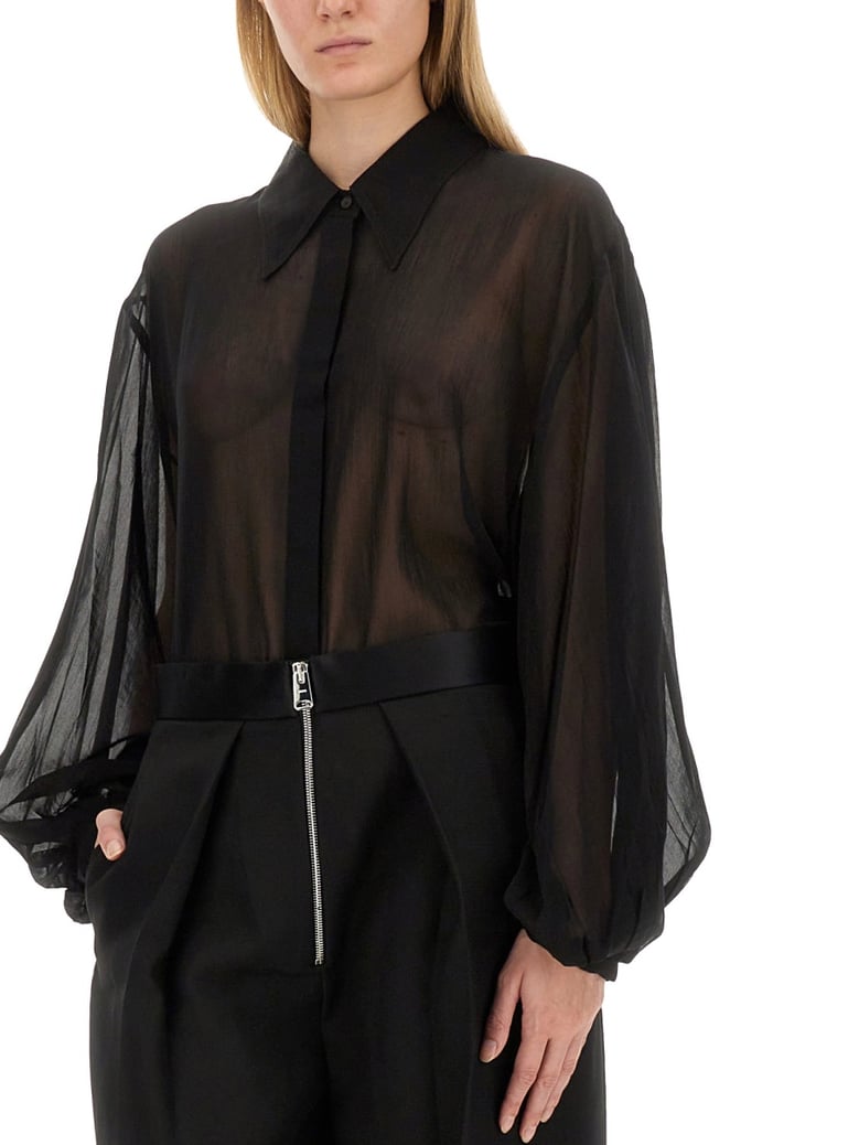 oversize cotton silk top by Selfnex