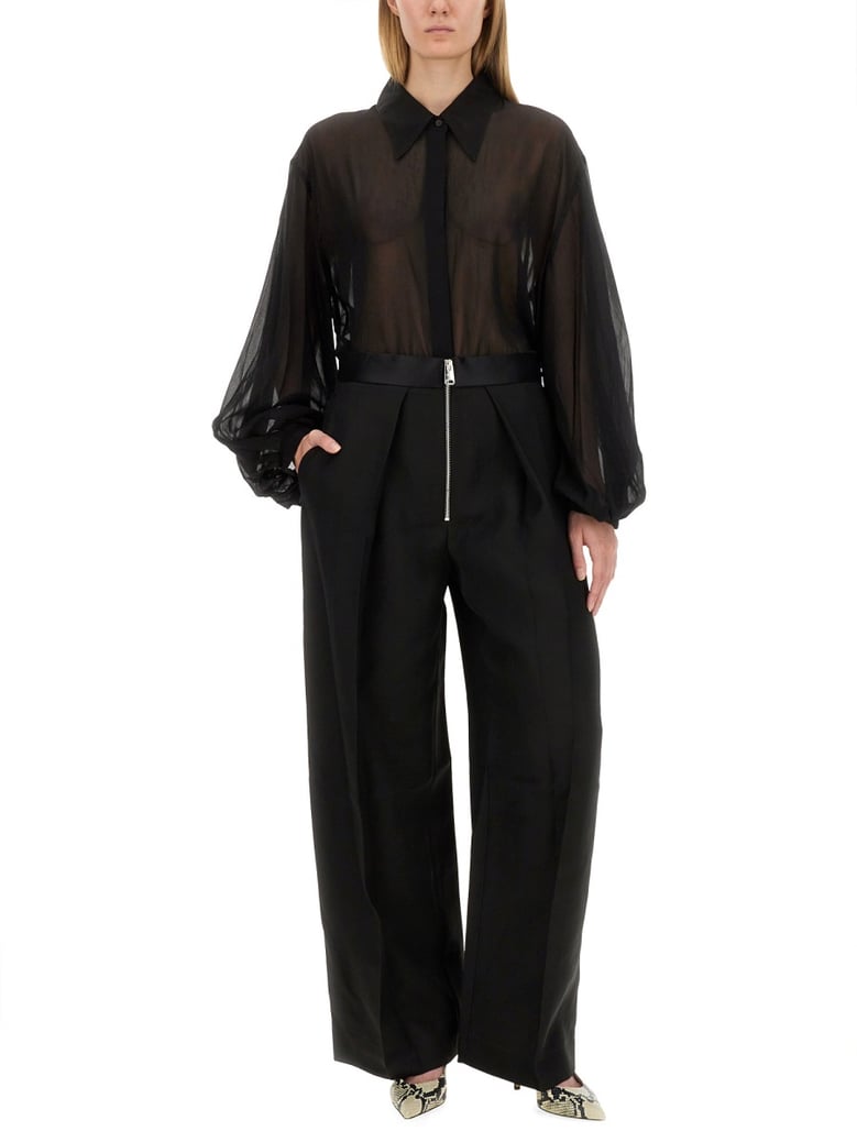 oversize cotton silk top by Selfnex