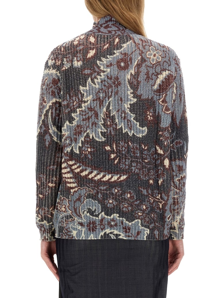 printed wool sweater by Selfnex
