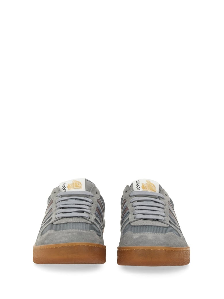 mesh, suede and nappa leather sneaker by Selfnex