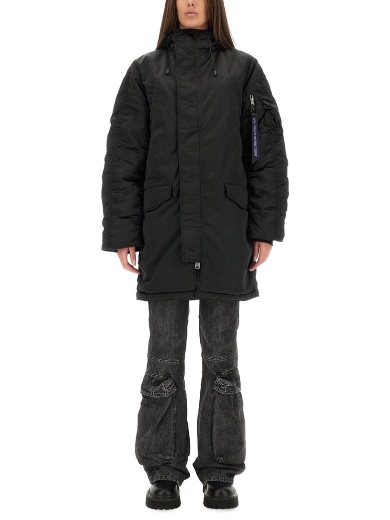 long bomber jacket n-3b by Selfnex