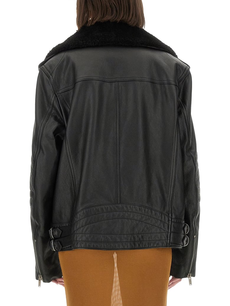 leather biker jacket by Selfnex